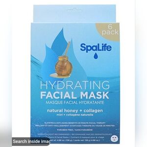 SPA LIFE HYDRATING FACIAL MASKS 6 PACK